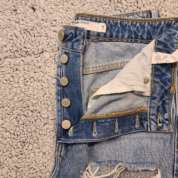 GARAGE ripped wide leg jeans - Picture 2 of 7